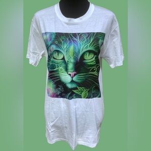 Visual Bliss Co Direct to Garment White  Graphic T-Shirt